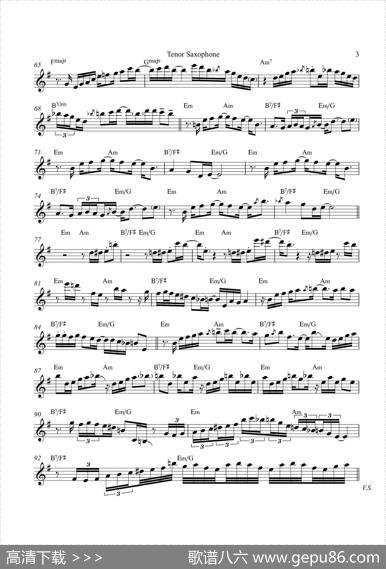 TequilaMoon（次中音萨克斯）