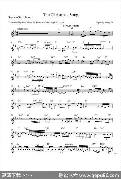 TheChristmasSong（高音萨克斯）