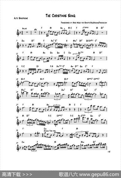 TheChristmasSong（中音萨克斯）