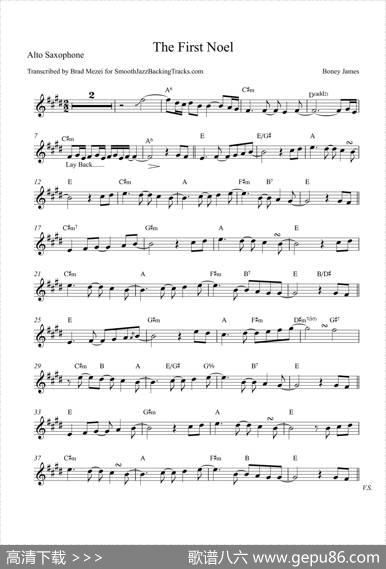 TheFirstNoel（中音萨克斯）