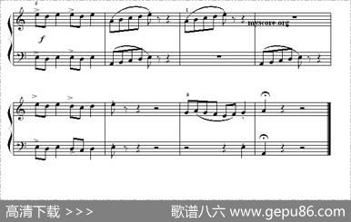 考级初级曲目：乡村快步舞曲|克拉克
