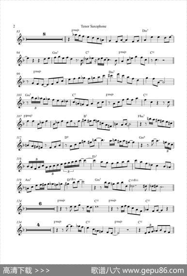 TheGirlFromIpanema（次中音萨克斯）