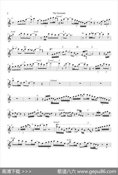 TheSerenade（次中音萨克斯）