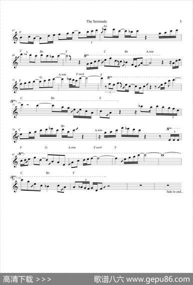 TheSerenade（次中音萨克斯）