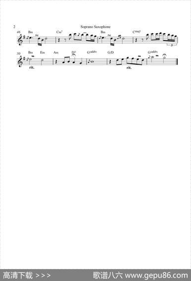 TheWayWeWere（高音萨克斯）
