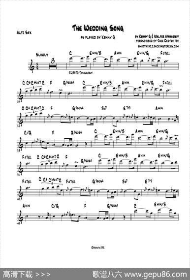 TheWeddingSong（中音萨克斯）