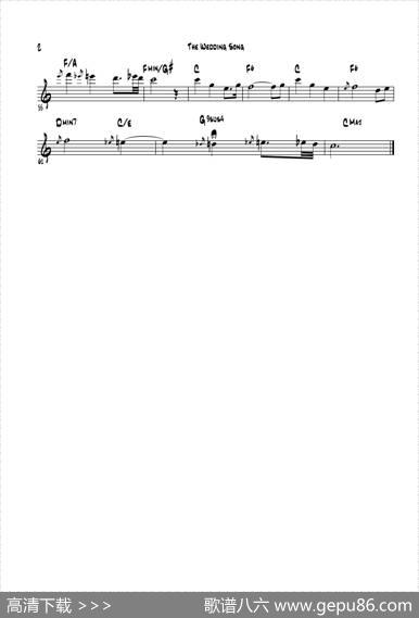 TheWeddingSong（中音萨克斯）