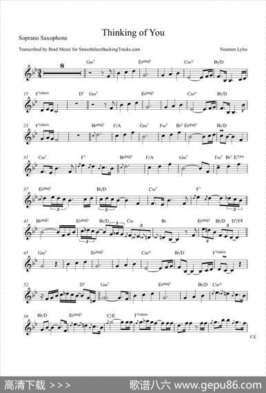ThinkingofYou（高音萨克斯）
