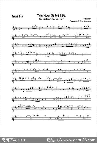 ThisMustBeRorReal（次中音萨克斯）