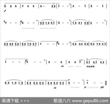 雪绒花（箫独奏曲）