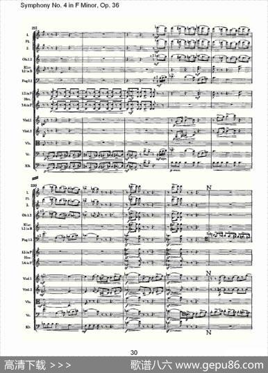F小调第四交响曲,Op.36第一乐章（一）