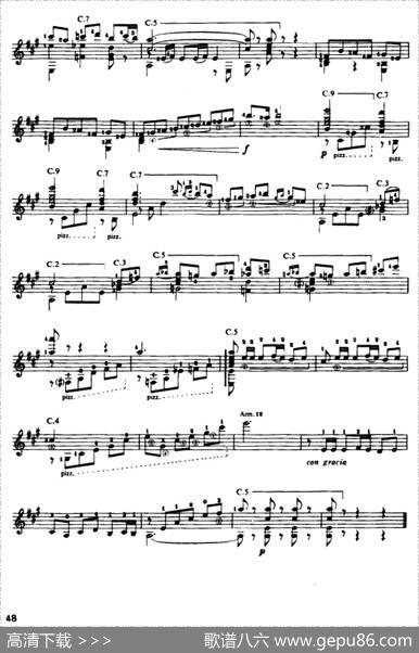 奏鸣曲·第一乐章（古典吉他）|弗・托罗巴