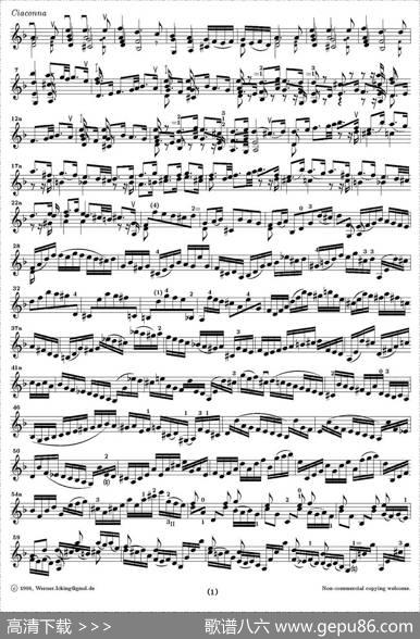 恰空舞曲（加拉米安修订版）