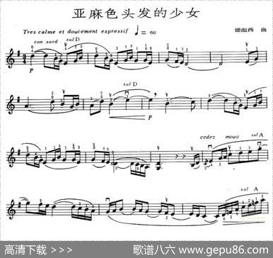 亚麻色头发的少女