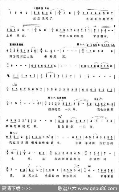 我爱这土地（艾青词陆在易曲） - 艾青|陆在易