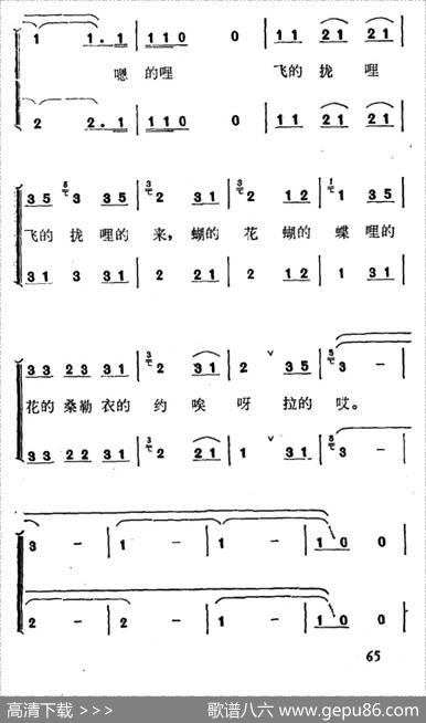 山茶花朵朵开（蝴蝶歌）|广西瑶族民歌