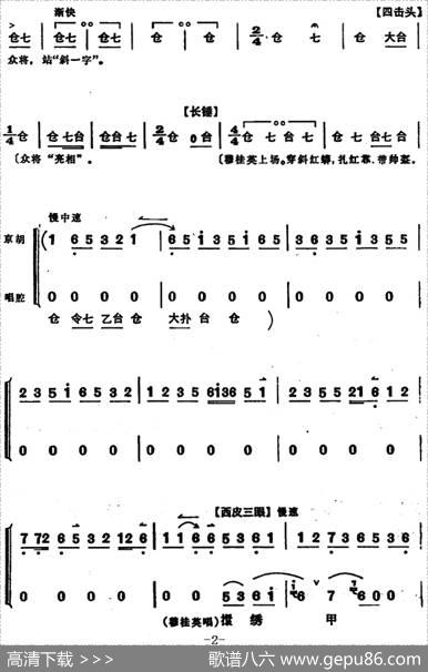 穆桂英挂帅（第八场发兵）