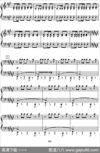 西班牙舞曲（四手联弹之二）|柴可夫斯基