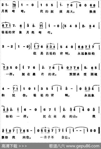 爸爸的背（施又文词郁曼殊曲） - 施又文|郁曼殊