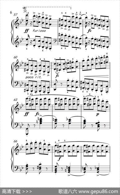 车尔尼钢琴八度练习曲553（5）