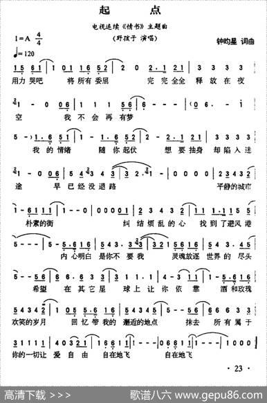 起点（钟昀星词曲） - 钟昀星|钟昀星
