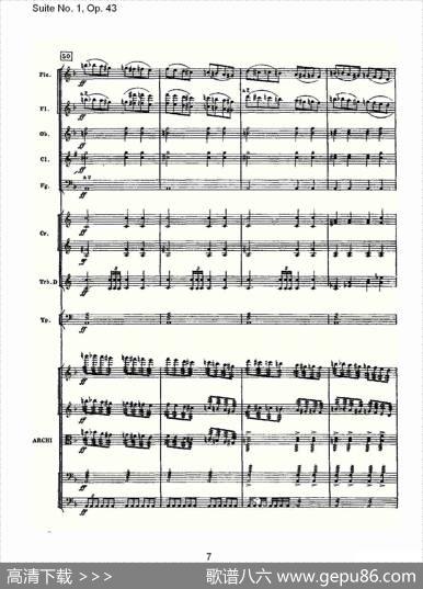 SuiteNo.1,Op.43第一套曲,Op.43第一乐章（一）