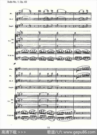 SuiteNo.1,Op.43第一套曲,Op.43第四乐章