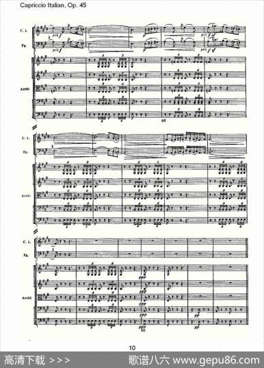 CapriccioItalian,Op.45意大利幻想曲,Op.45