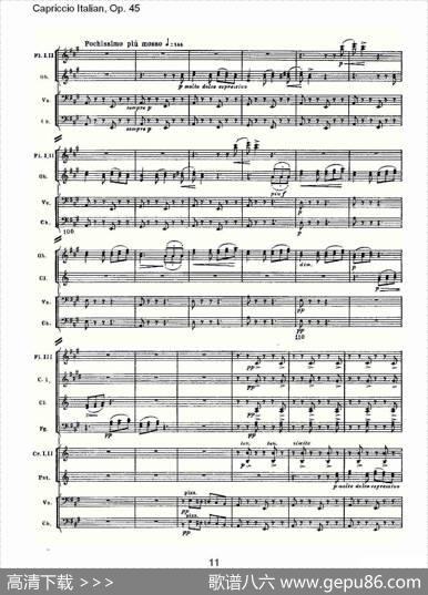 CapriccioItalian,Op.45意大利幻想曲,Op.45