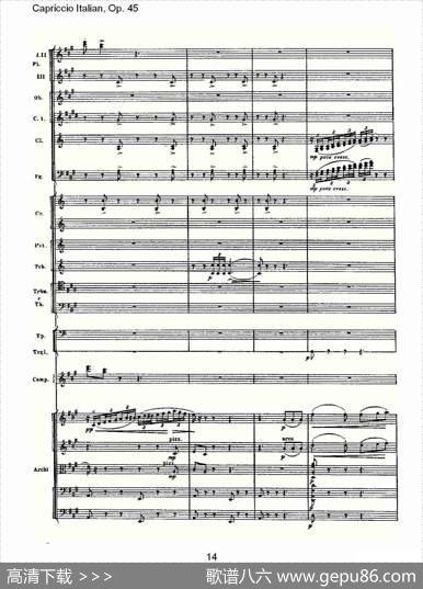 CapriccioItalian,Op.45意大利幻想曲,Op.45