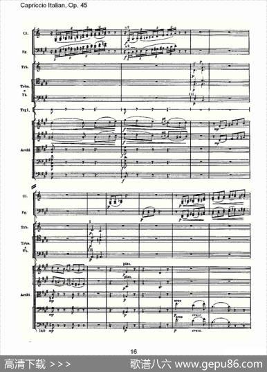 CapriccioItalian,Op.45意大利幻想曲,Op.45