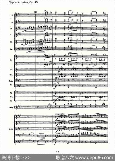 CapriccioItalian,Op.45意大利幻想曲,Op.45
