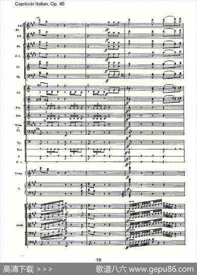 CapriccioItalian,Op.45意大利幻想曲,Op.45