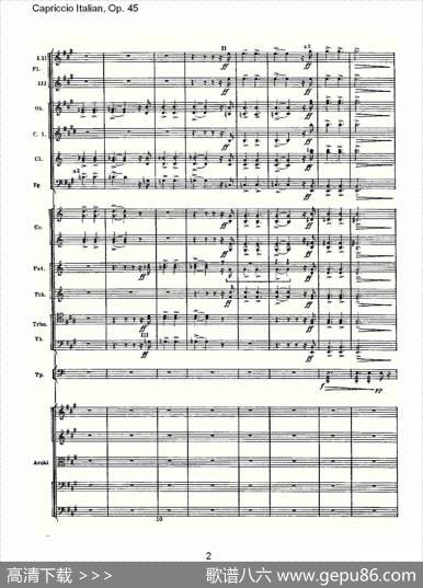 CapriccioItalian,Op.45意大利幻想曲,Op.45