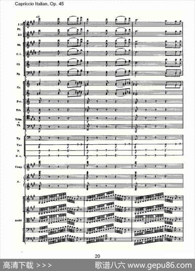 CapriccioItalian,Op.45意大利幻想曲,Op.45