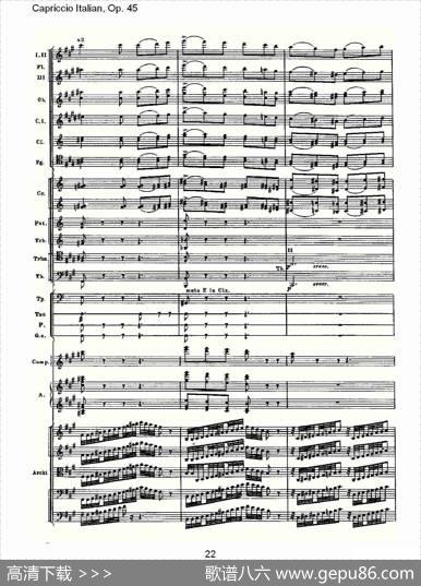 CapriccioItalian,Op.45意大利幻想曲,Op.45