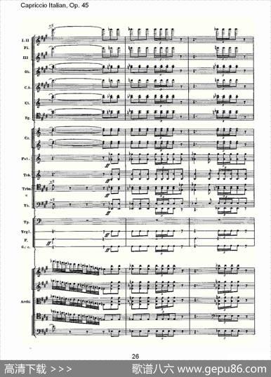 CapriccioItalian,Op.45意大利幻想曲,Op.45