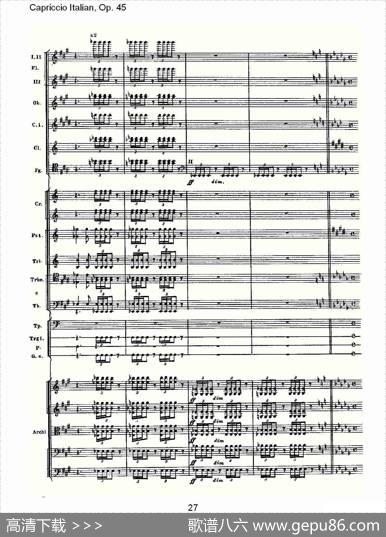 CapriccioItalian,Op.45意大利幻想曲,Op.45