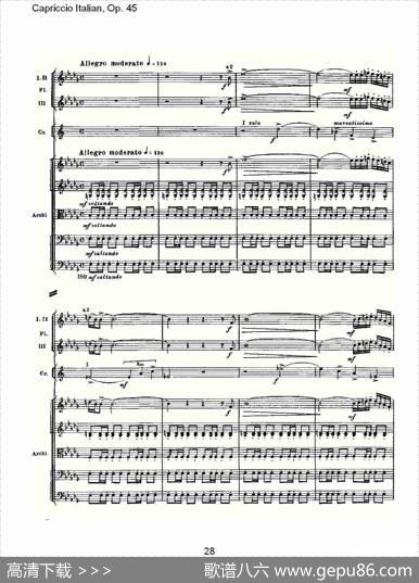 CapriccioItalian,Op.45意大利幻想曲,Op.45