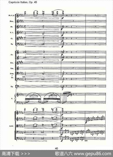 CapriccioItalian,Op.45意大利幻想曲,Op.45