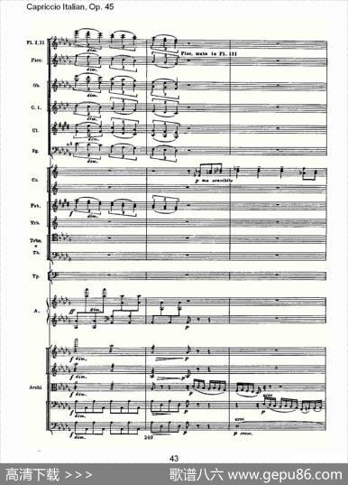 CapriccioItalian,Op.45意大利幻想曲,Op.45