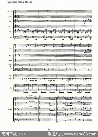 CapriccioItalian,Op.45意大利幻想曲,Op.45