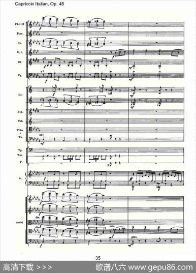 CapriccioItalian,Op.45意大利幻想曲,Op.45
