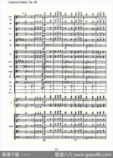CapriccioItalian,Op.45意大利幻想曲,Op.45