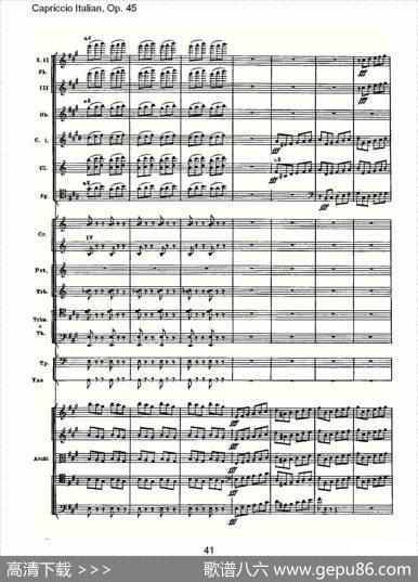 CapriccioItalian,Op.45意大利幻想曲,Op.45