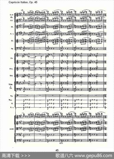 CapriccioItalian,Op.45意大利幻想曲,Op.45