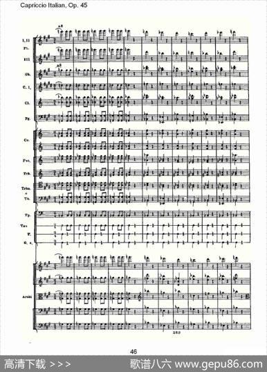 CapriccioItalian,Op.45意大利幻想曲,Op.45