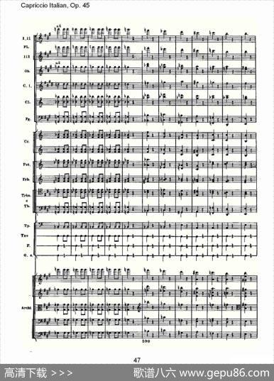 CapriccioItalian,Op.45意大利幻想曲,Op.45