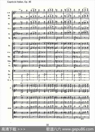 CapriccioItalian,Op.45意大利幻想曲,Op.45