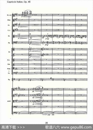 CapriccioItalian,Op.45意大利幻想曲,Op.45